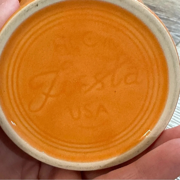 Fiesta Vintage Dinnerware Set of 3 Coffee Mugs Great Used Condition - Picture 7 of 7